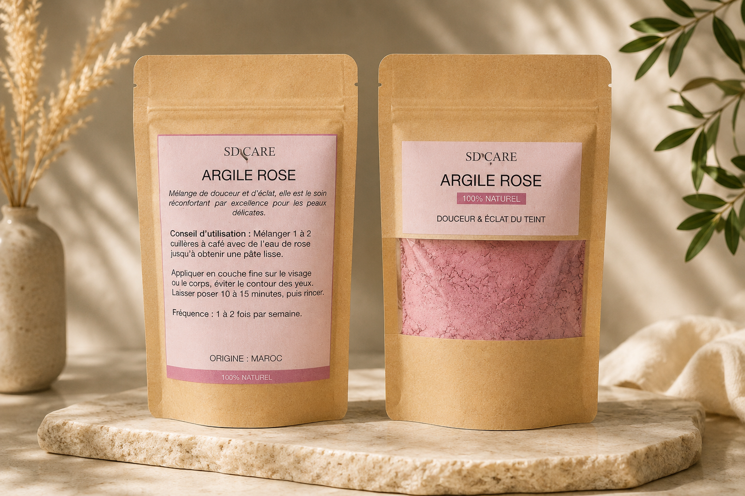 Argile rose